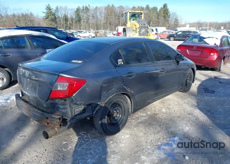 2012 Honda Civic Lx from USA, damaged, VIN 19XFB2E50CE027604